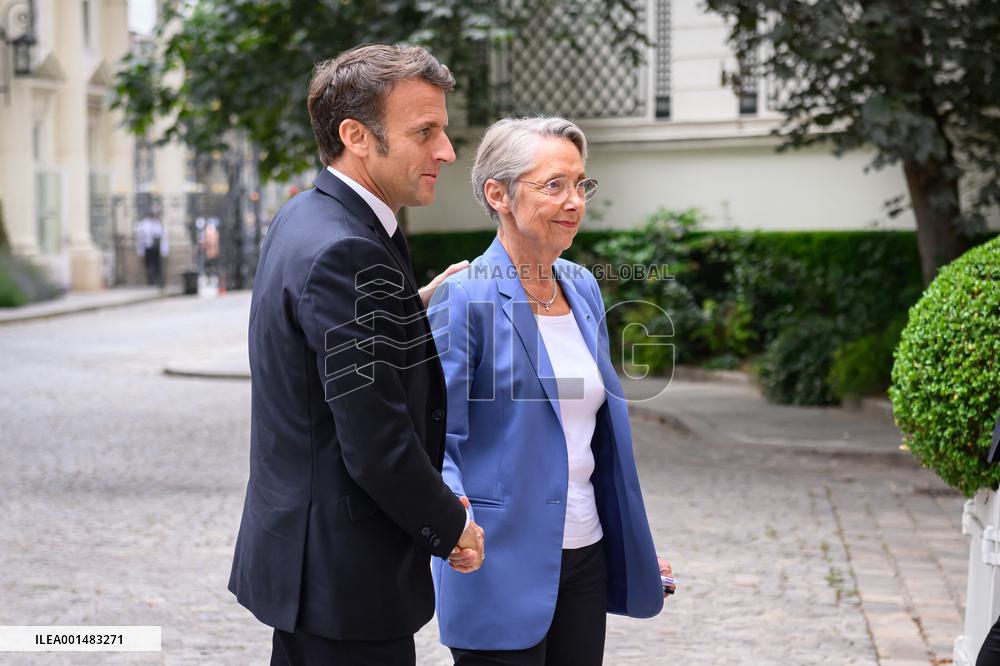 Intermninisterial crisis unit meeting at Interior Ministry - Paris