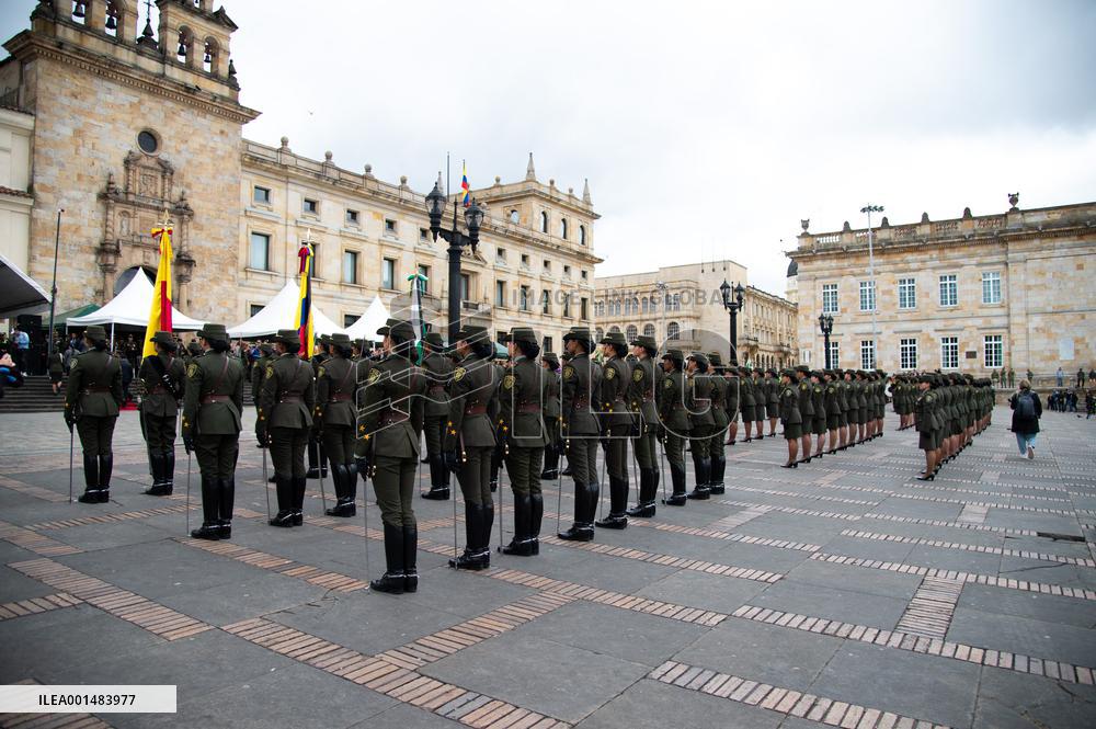 Brigadier General Sandra Patricia Hernandez Swears-in Command as Bogota's Police Commander