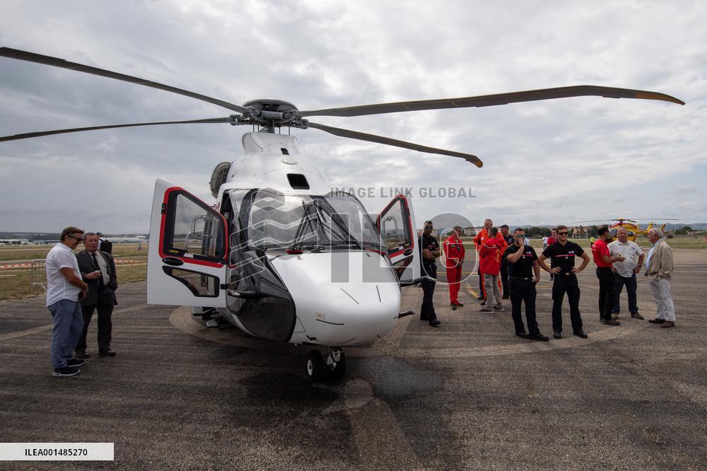 Fire Fighting Helicocpter Base In Marignane Near Marseille