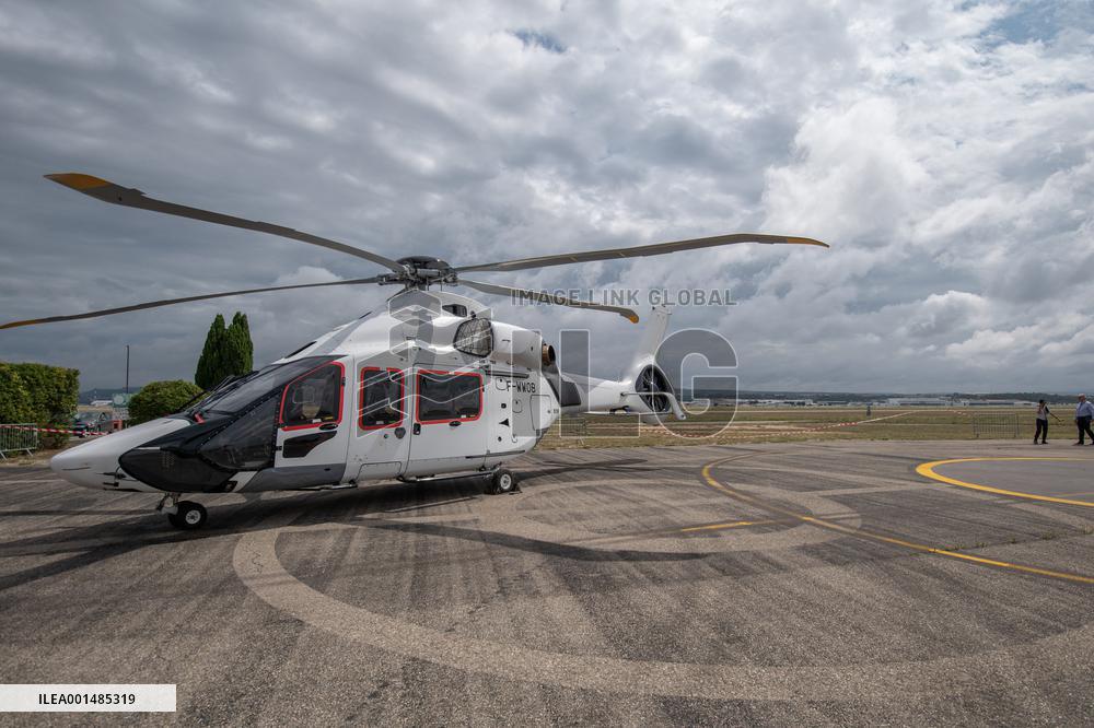 Fire Fighting Helicocpter Base In Marignane Near Marseille