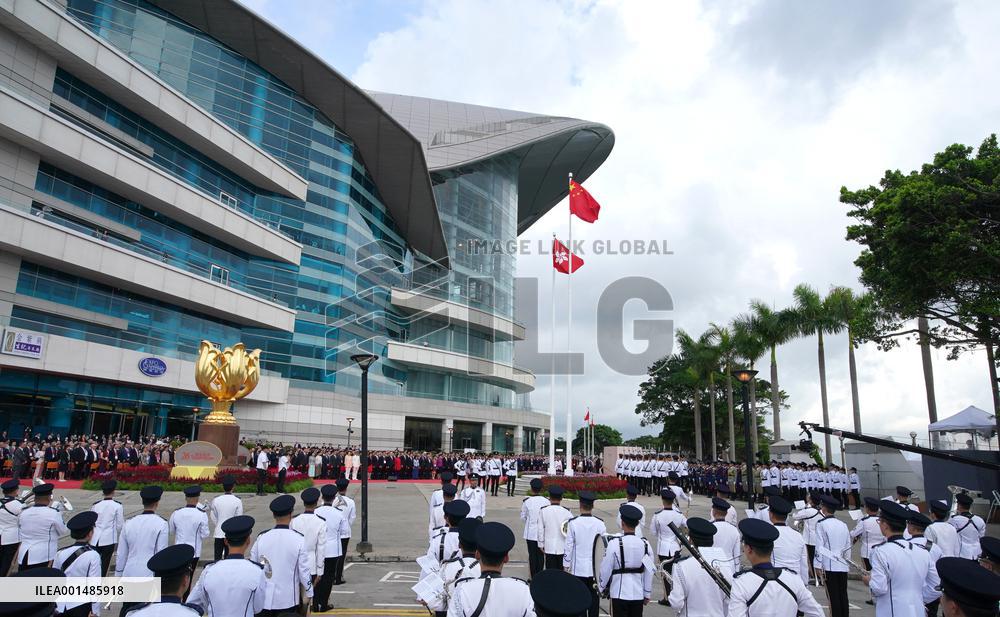 CHINA-HONG KONG-RETURN TO MOTHERLAND-26TH ANNIVERSARY-FLAG-RAISING CEREMONY (CN)