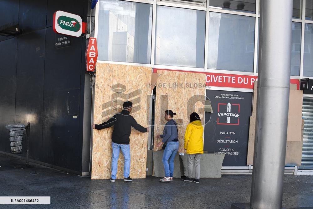 Aftermath Of The Riots In France Over Teen's Death