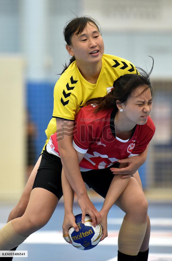 (SP)CHINA-HONG KONG-HANDBALL-ASIAN WOMEN'S JUNIOR CHAMPIONSHIP