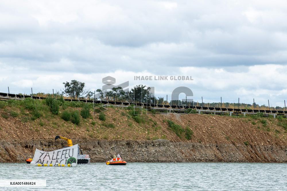Extinction Rebellion Foix Protest Against The Gravel Pits In Ariege