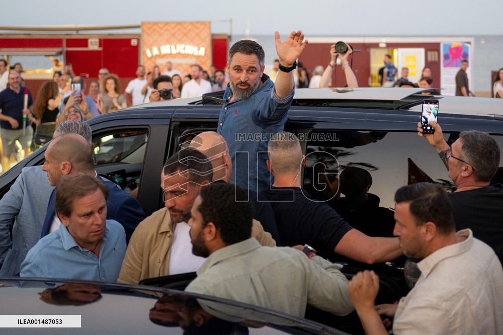 Vox Leader Abascal Holds Pre-Campaing Event - Barcelona