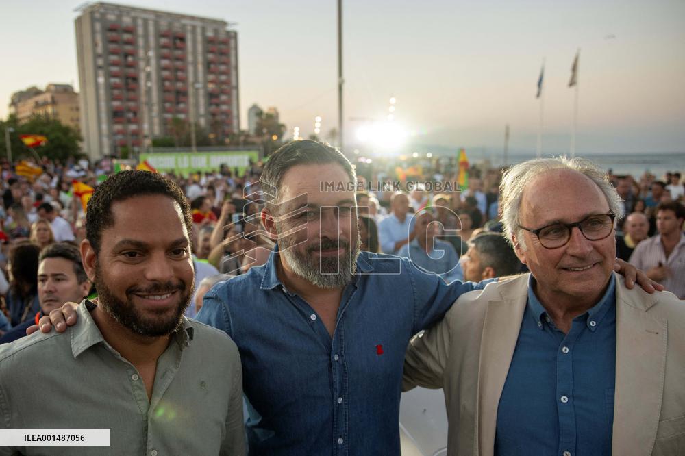 Vox Leader Abascal Holds Pre-Campaing Event - Barcelona