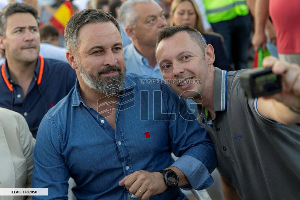 Vox Leader Abascal Holds Pre-Campaing Event - Barcelona