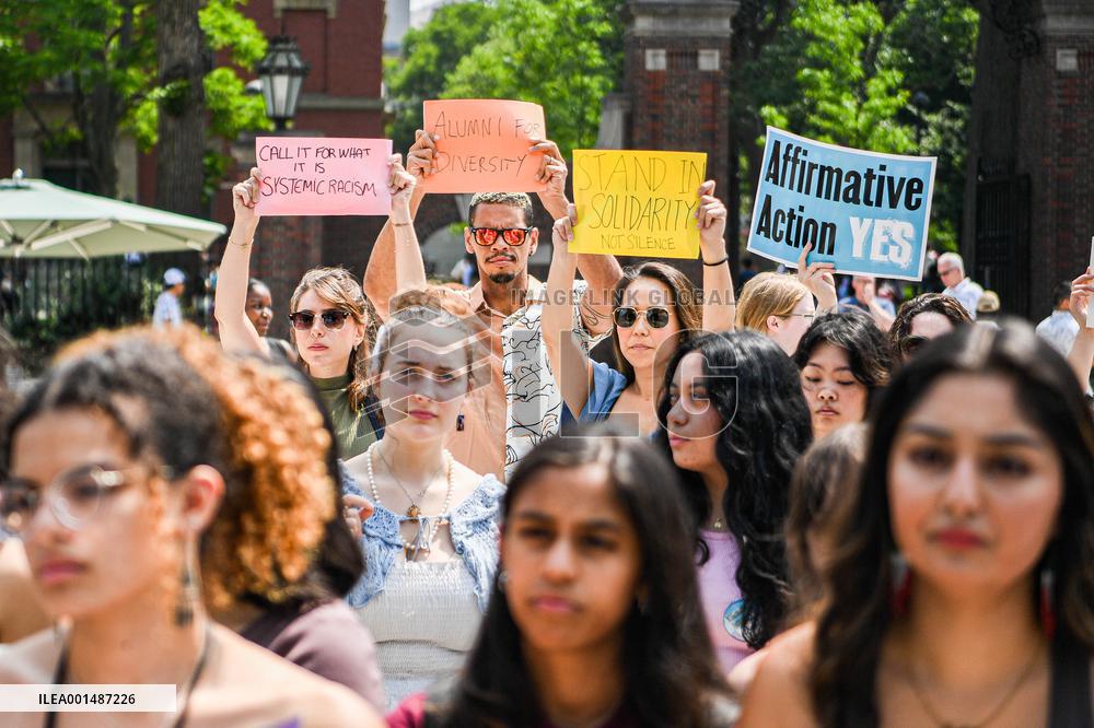 U.S.-MASSACHUSETTS-CAMBRIDGE-PROTEST-SUPREME COURT'S RULING
