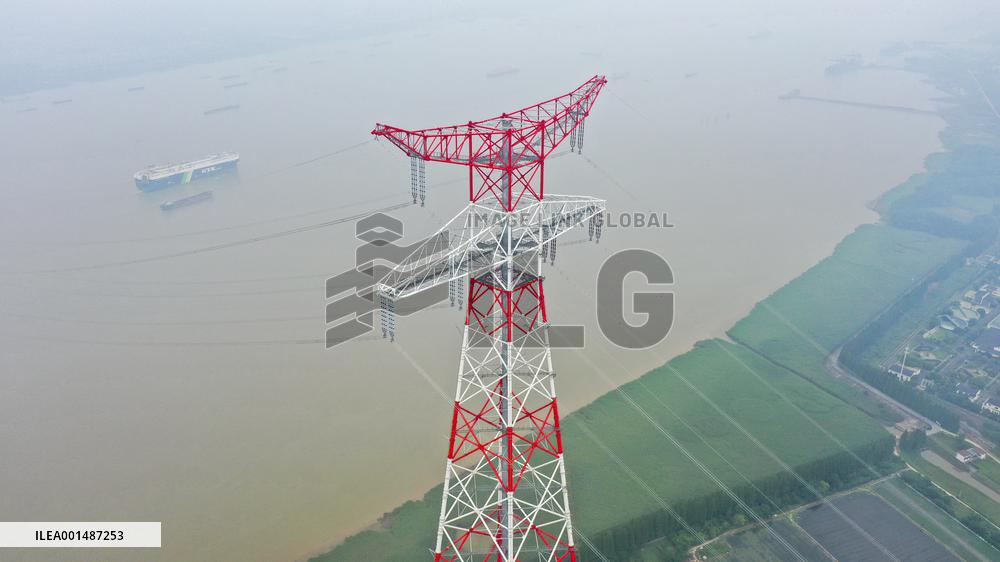 The World's Highest Power Transmission Tower Put Into Operation in Wuxi