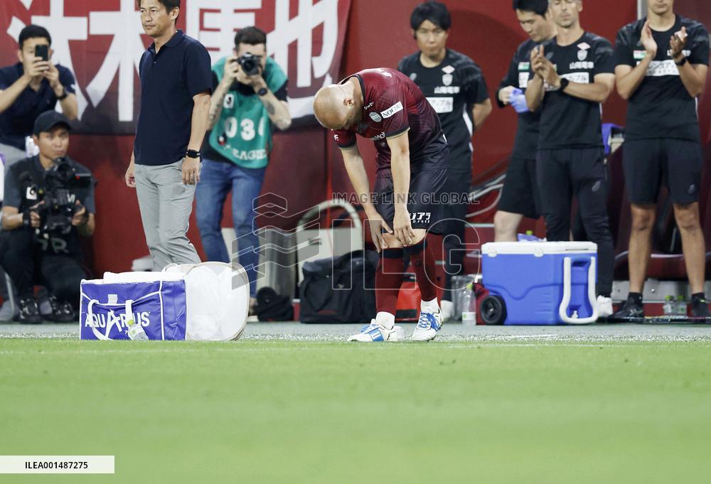 Iniesta's final appearance for Vissel Kobe