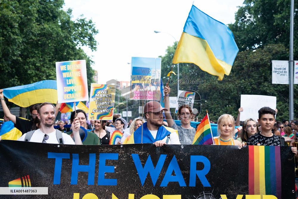 LGTBI Pride 2023 Rally in Madrid