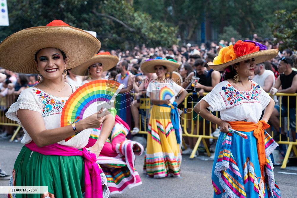 LGTBI Pride 2023 Rally in Madrid