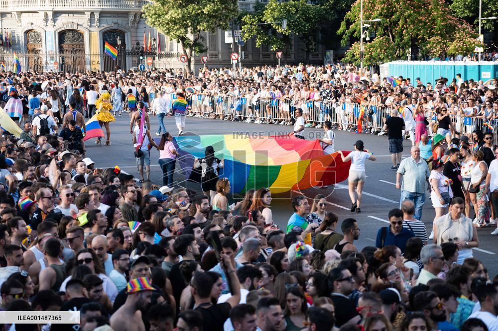 LGTBI Pride 2023 Rally in Madrid