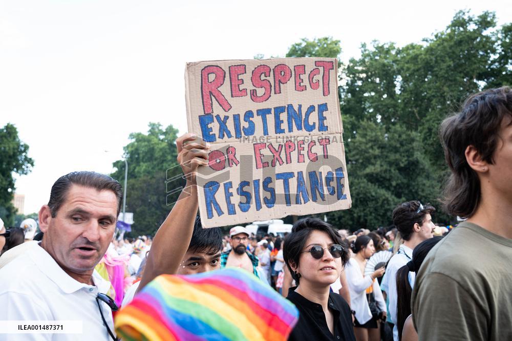 LGTBI Pride 2023 Rally in Madrid
