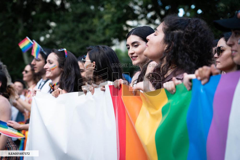 LGTBI Pride 2023 Rally in Madrid