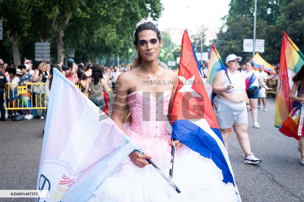 LGTBI Pride 2023 Rally in Madrid