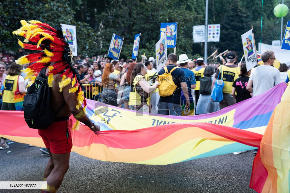 LGTBI Pride 2023 Rally in Madrid