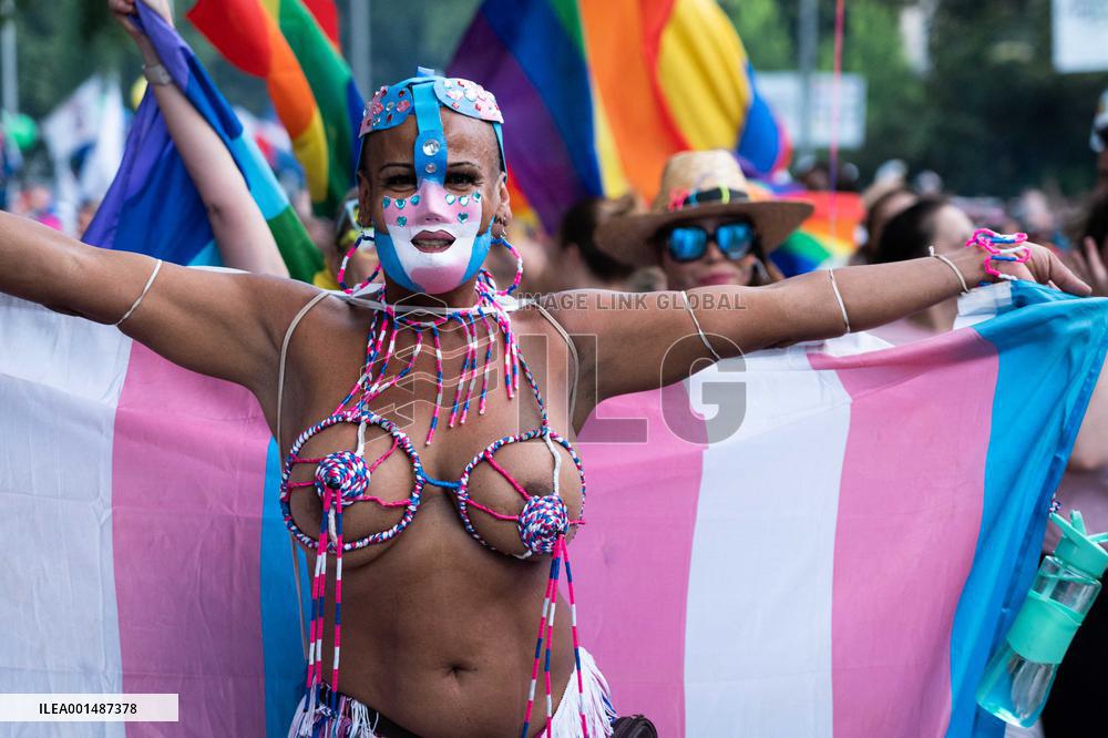 LGTBI Pride 2023 Rally in Madrid