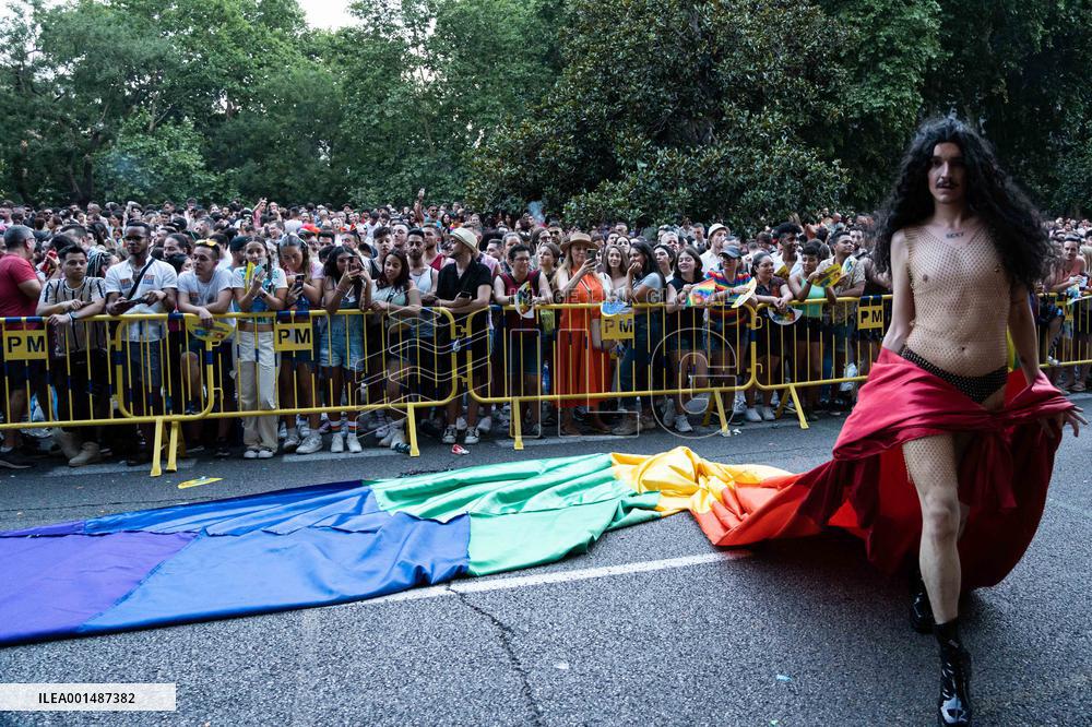 LGTBI Pride 2023 Rally in Madrid