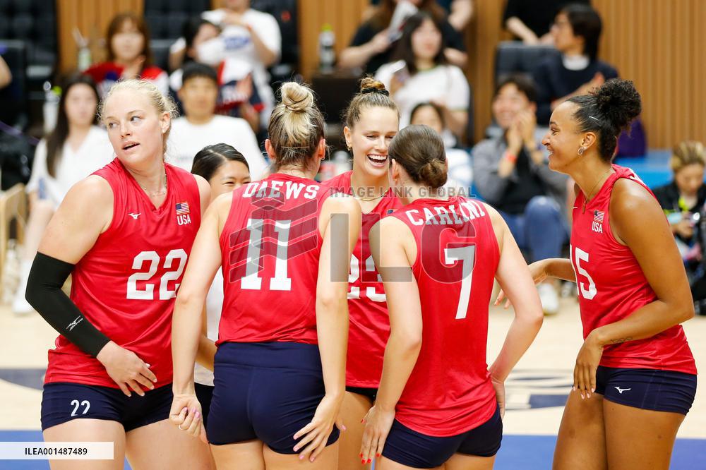 (SP)SOUTH KOREA-SUWON-VOLLEYBALL-NATIONS LEAGUE-CHN VS USA