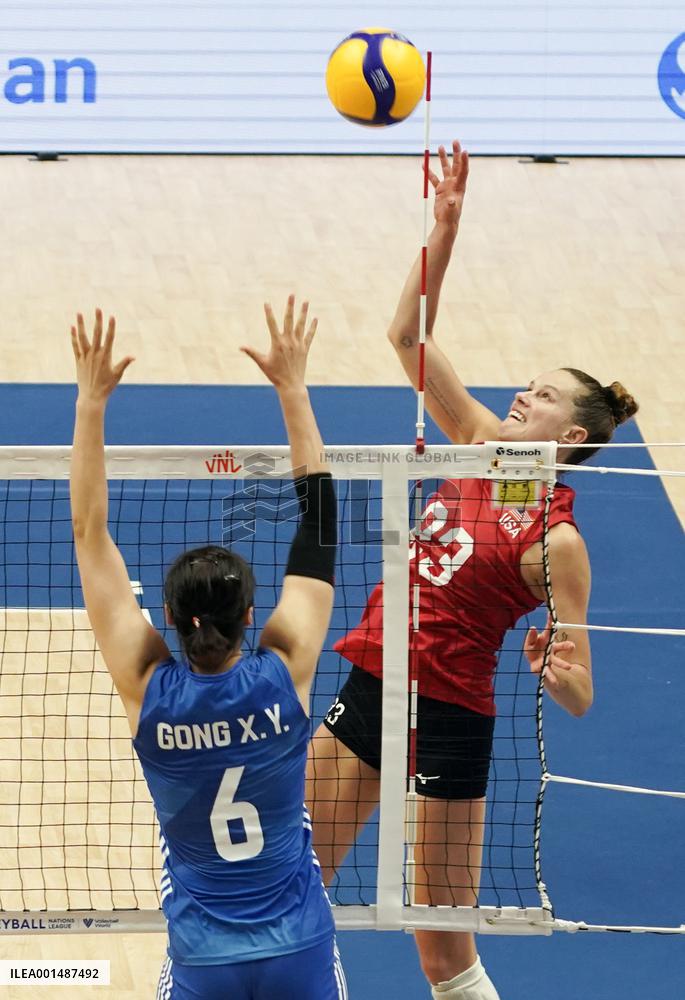 (SP)SOUTH KOREA-SUWON-VOLLEYBALL-NATIONS LEAGUE-CHN VS USA