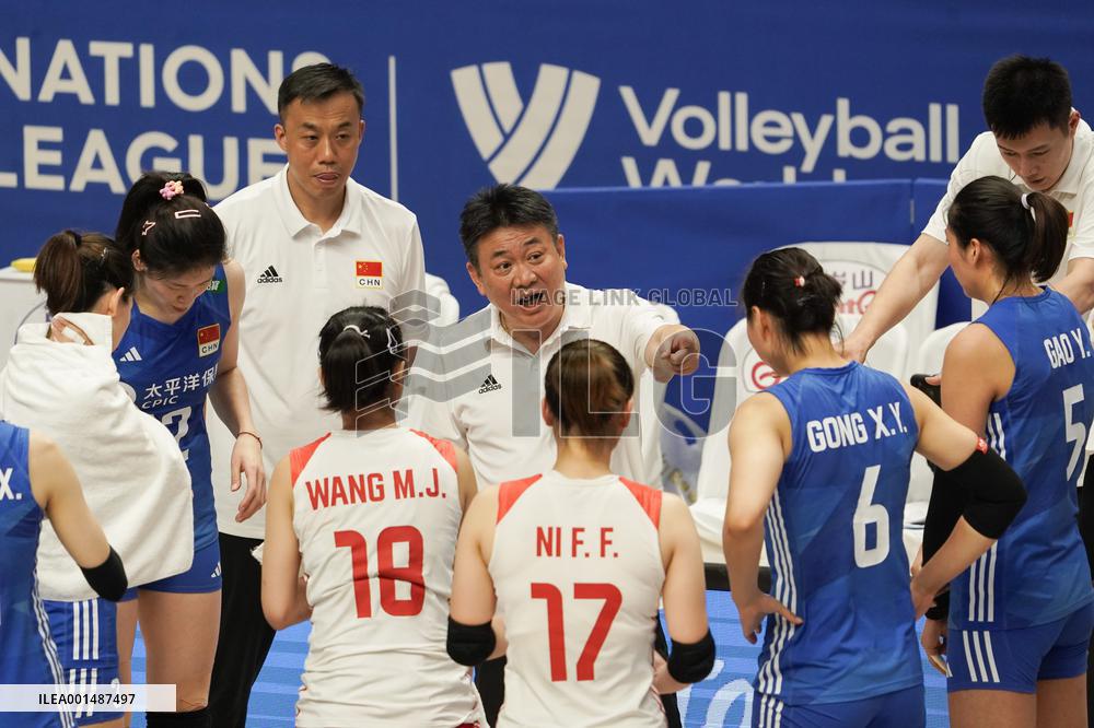 (SP)SOUTH KOREA-SUWON-VOLLEYBALL-NATIONS LEAGUE-CHN VS USA