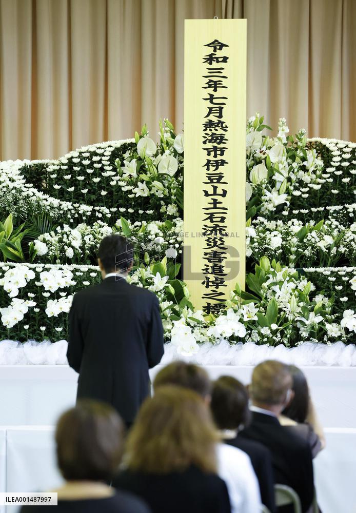 2nd anniversary of deadly Atami landslide