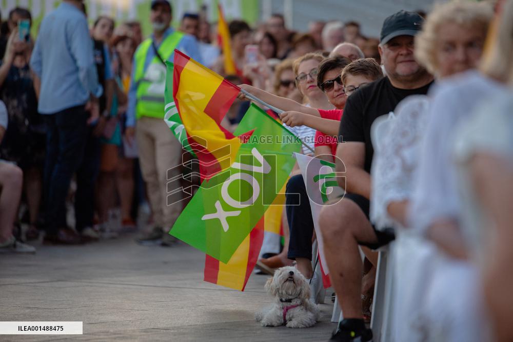 Vox Leader Abascal Holds Pre-Campaing Event - Alicante