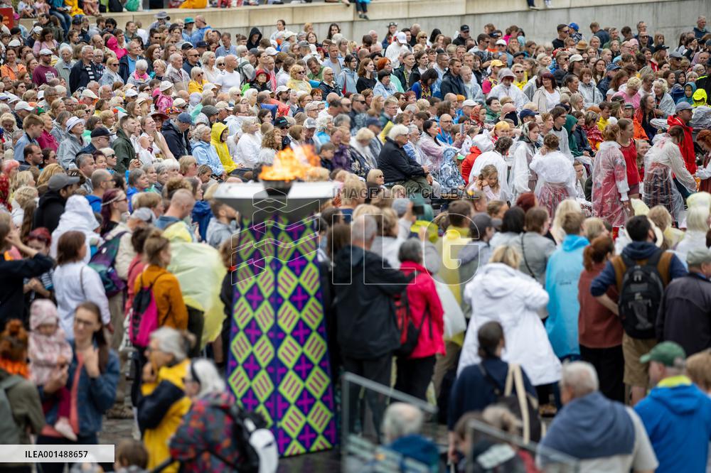 Folk Music Festival on Freedom Square