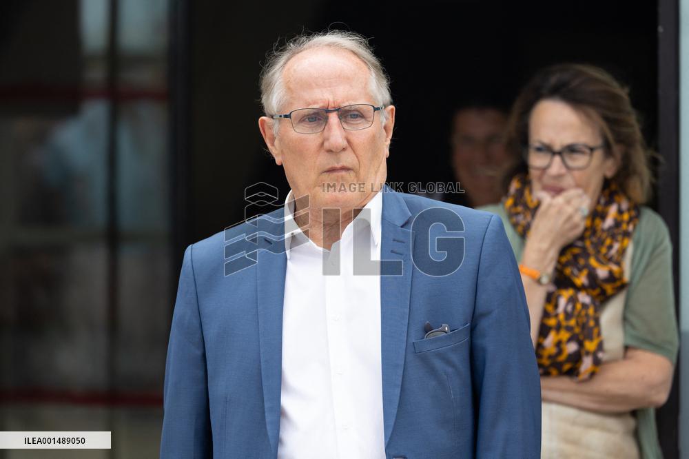 Mayor of Nanterre during a gathering at the City Hall - Nanterre