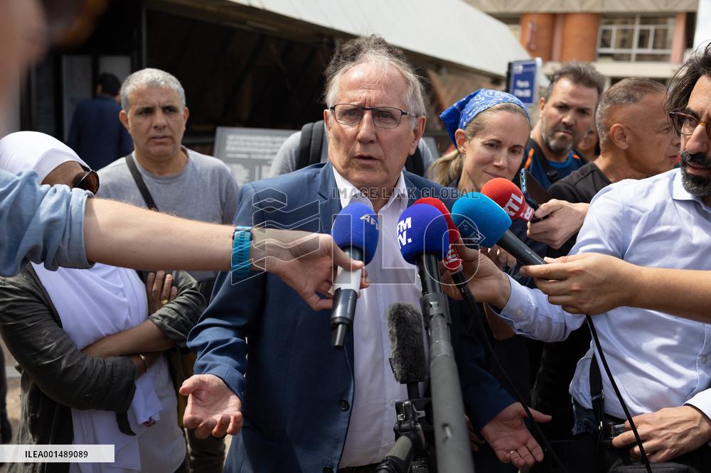 Mayor of Nanterre during a gathering at the City Hall - Nanterre