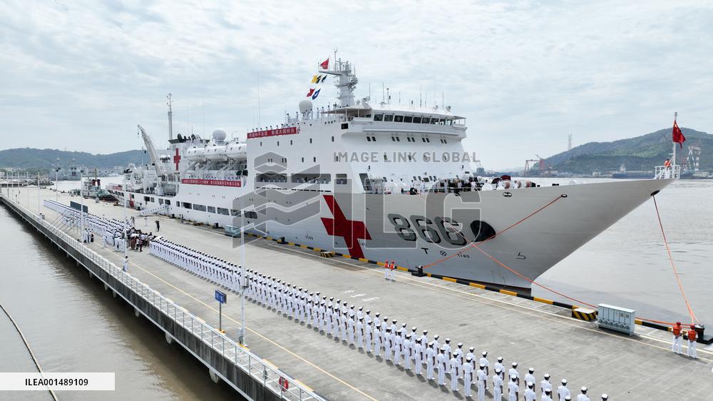 CHINA-ZHEJIANG-HOSPITAL SHIP-PEACE ARK-HUMANITARIAN MISSION (CN)