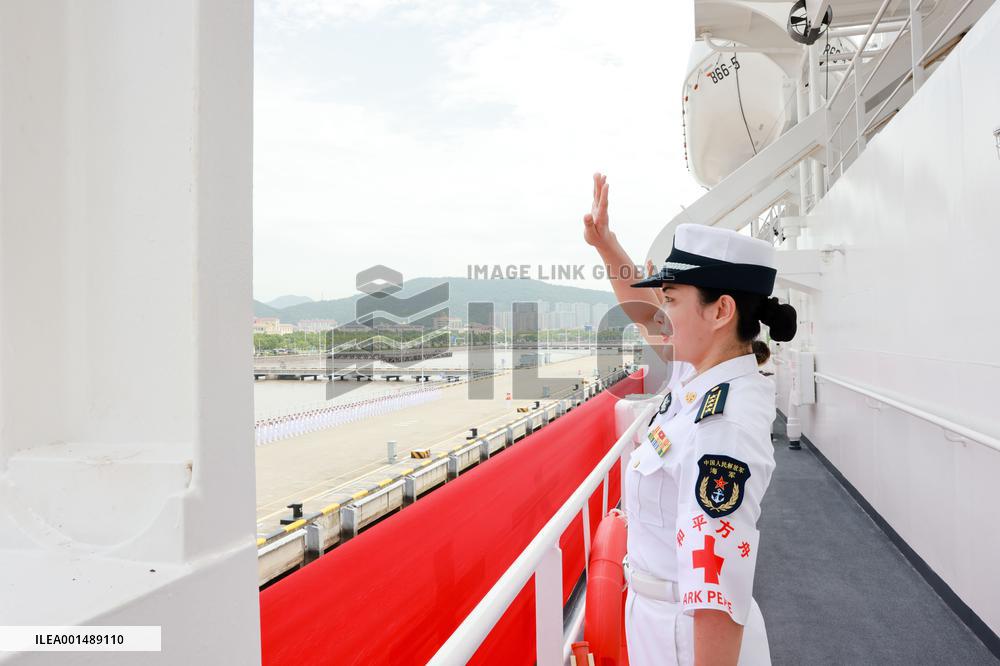 CHINA-ZHEJIANG-HOSPITAL SHIP-PEACE ARK-HUMANITARIAN MISSION (CN)