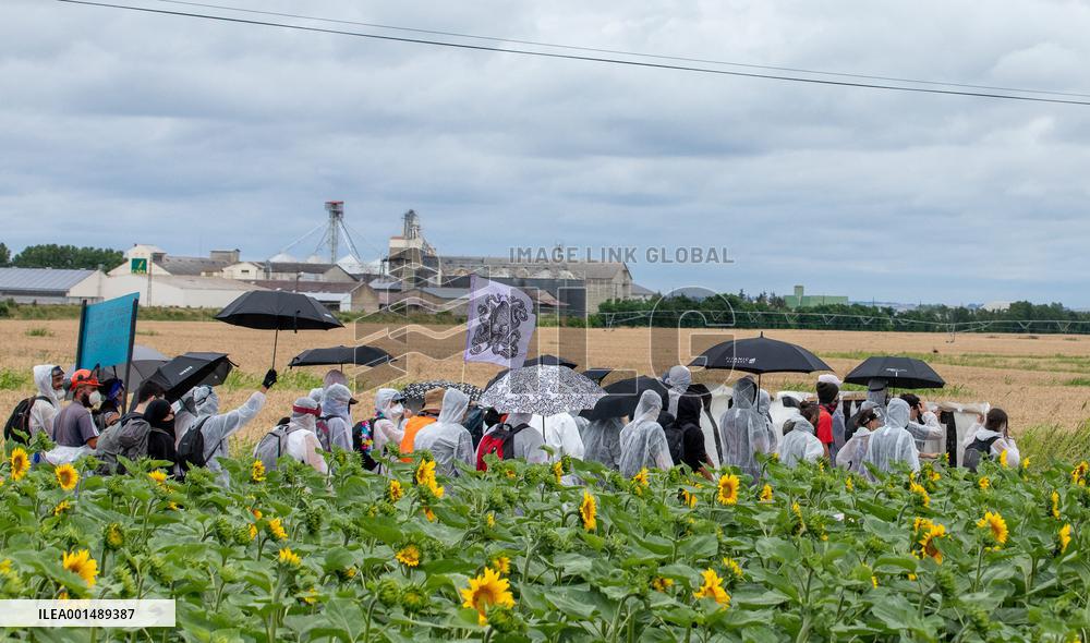 Extinction Rebellion Foix Protest Against The Gravel Pits - Ariege