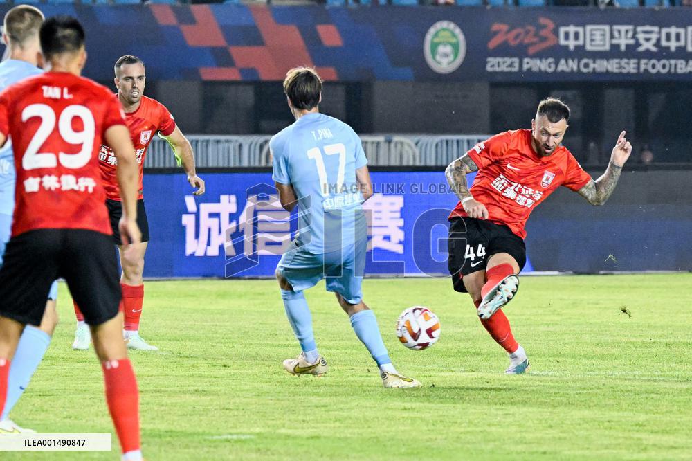 (SP)CHINA-CHANGCHUN-FOOTBALL-CSL-CHANGCHUN VS HENAN (CN)