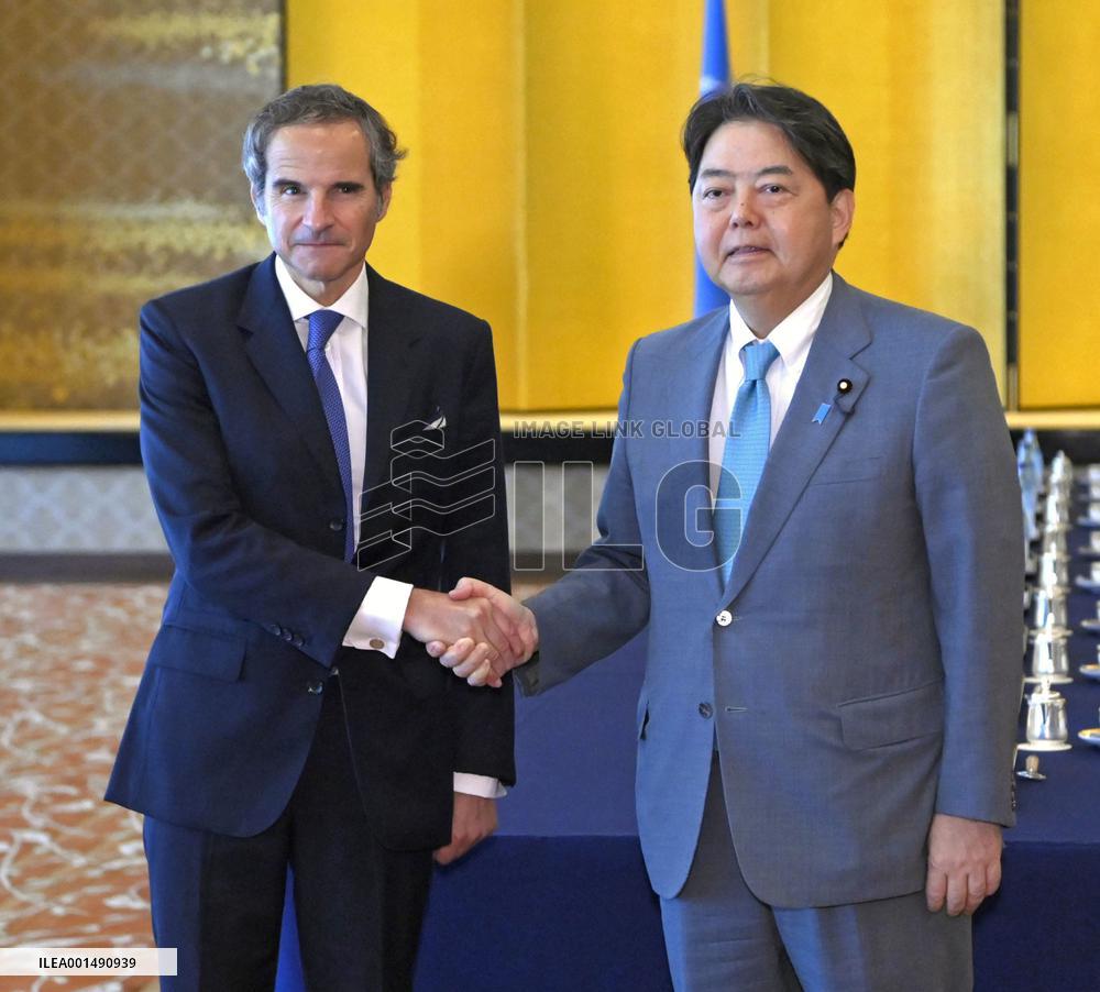 IAEA chief in Japan