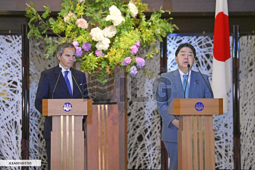 IAEA chief in Japan