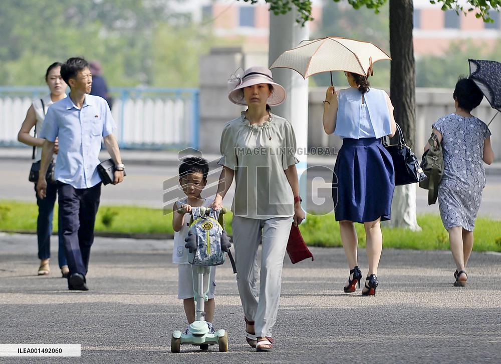 Scene in Pyongyang