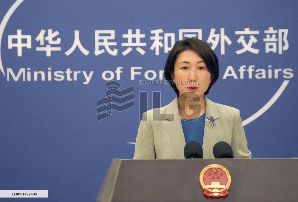 Chinese Foreign Ministry spokeswoman