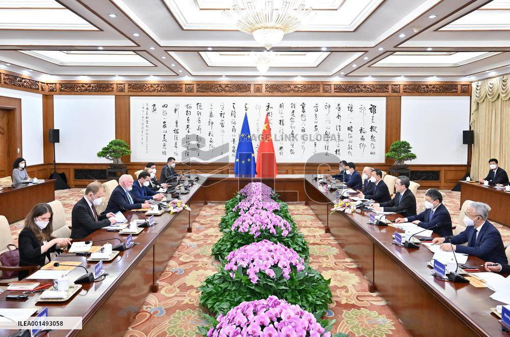 CHINA-BEIJING-DING XUEXIANG-EU-ENVIRONMENT-CLIMATE-DIALOGUE (CN)