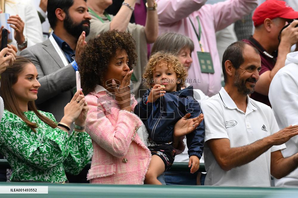 Wimbledon - Jeremy Chardy's Family In The Stands