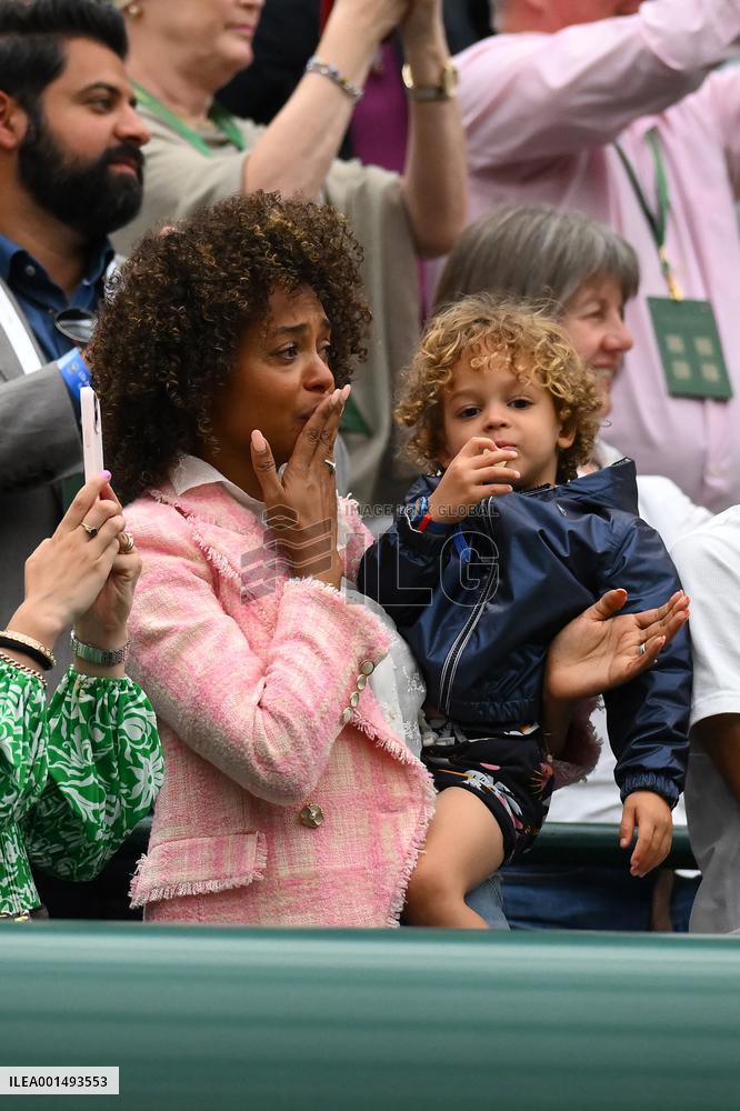 Wimbledon - Jeremy Chardy's Family In The Stands