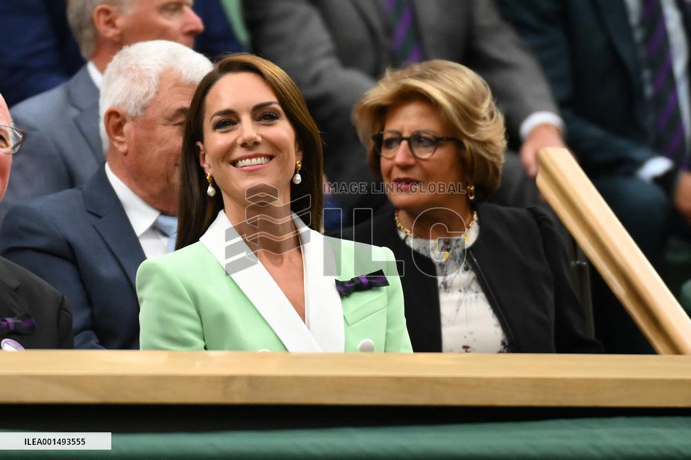 Wimbledon - Princess of Wales And Roger Federer In The Royal Box