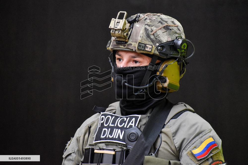 Colombia's INTERPOL and Investigative Police Press Conference