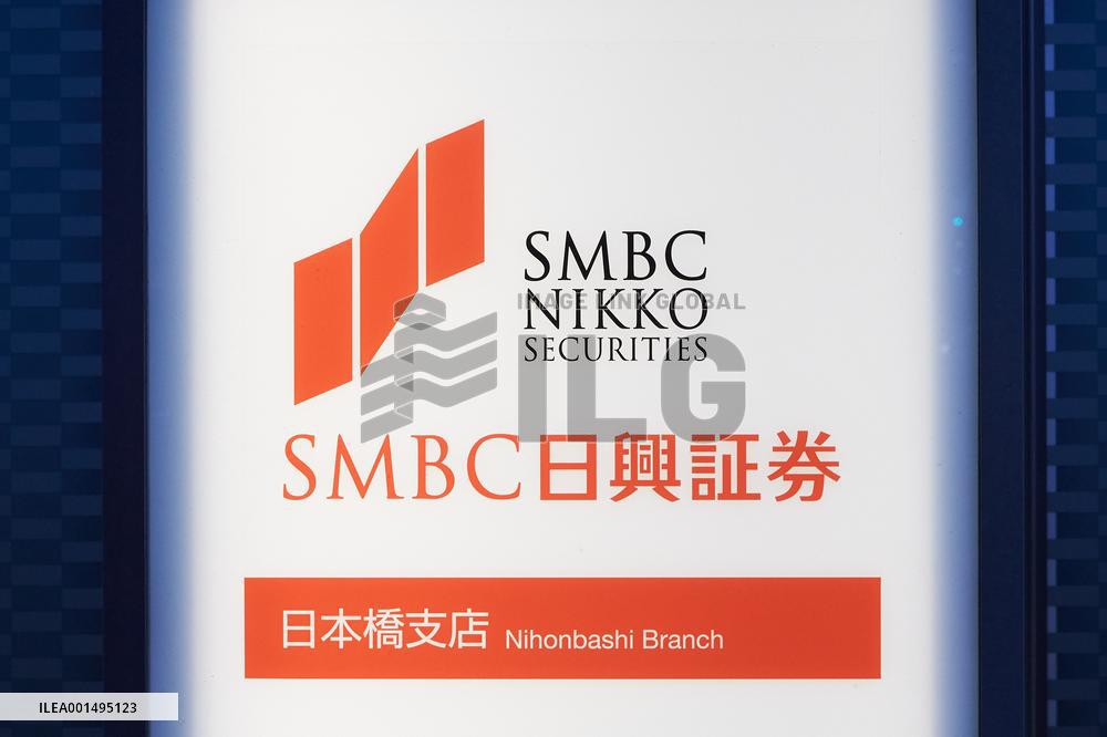 SMBC Nikko Securities signage and logo