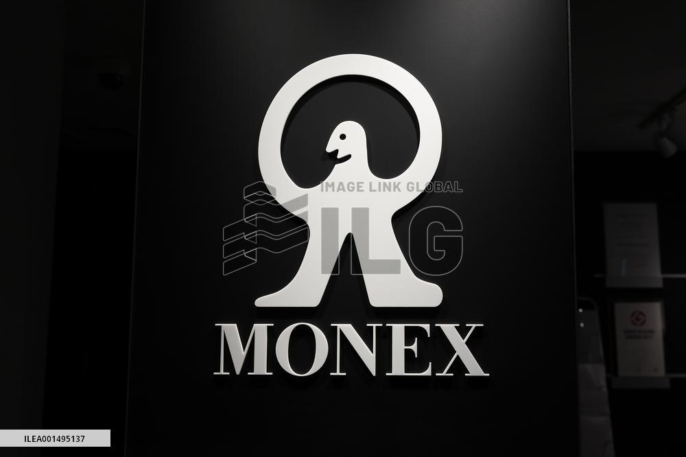 Monex signage and logo