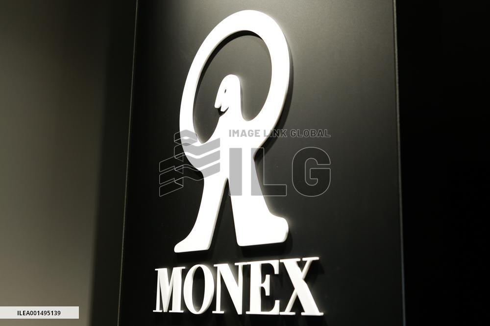 Monex signage and logo