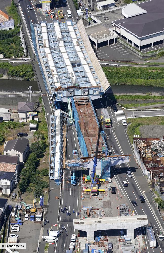 Bridge girder falls, kills 2 at construction site in Japan