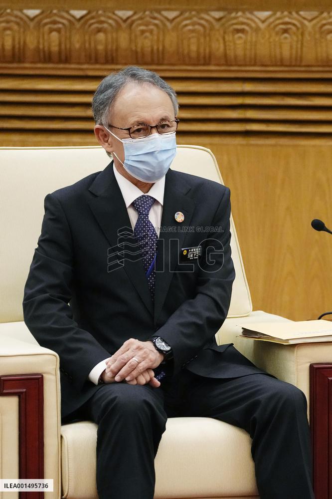 Japan delegation meets China Premier Li