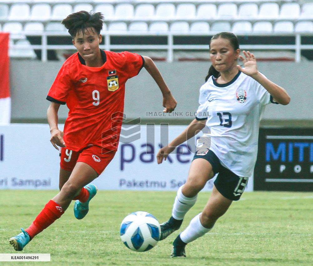 (SP)INDONESIA-PALEMBANG-AFF U-19-WOMEN'S CHAMPIONSHIP-CAMBODIA VS LAOS